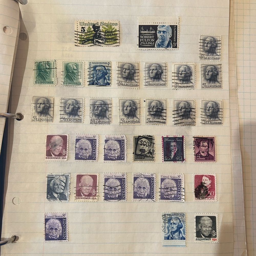 Vintage Postage Stamp Collection